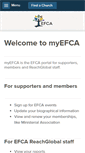 Mobile Screenshot of my.efca.org